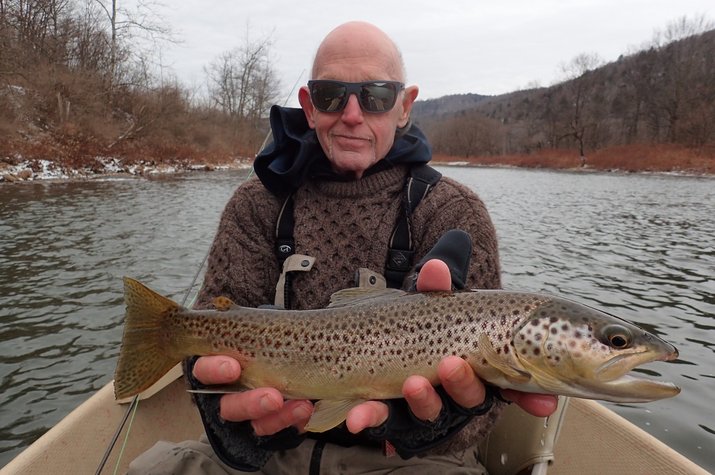 guided fly fishing float tours on new york and pennsylvania delaware river with jesse filingo