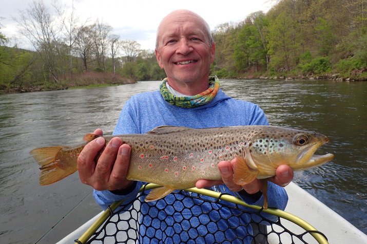 guided fly fishing tour new york upper delaware river fly fishing trout guide filingo fly fishing