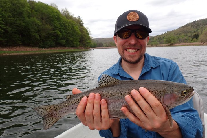 guided fly fishing tours new york and pennsylvania delaware river big trout filingo fly fishing