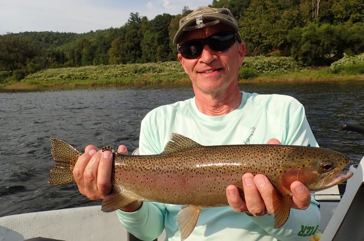 guided fly fishing new york and pennsylvania upper delaware river big wild trout filingo fly fishing