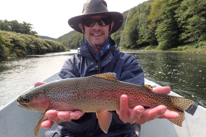 guided fly fishing float trips new york and pennslyvania delaware river west branch delaware river jesse filingo