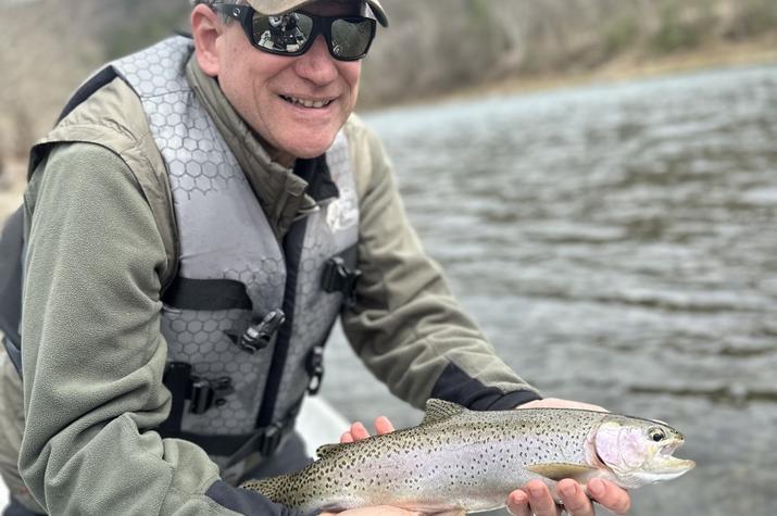 Wild Delaware River rainbow trout