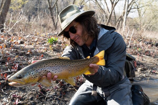 guided fly fishing pocono mountains Pennsylvania fishing guide jesse filingo of filingo fly fishing (1386)