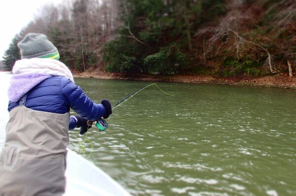 guided fly fishing on the delaware river with jesse filingo (294)