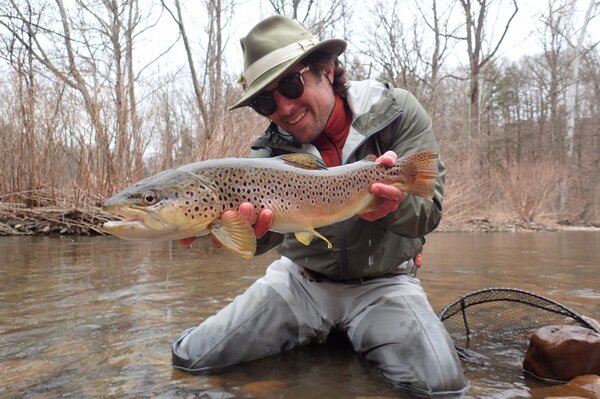 guided fly fishing big trout pocono mountains guide filingo fly fishing (1039)