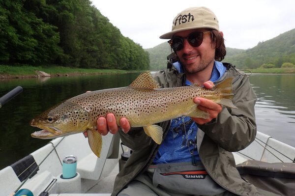 guided fly fishing tours upper delaware river and west branch delaware river filingo fly fishing (1114)