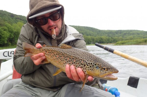 guided fly fishing upper delaware river new york and pocono monutains pennsylvania (1120)