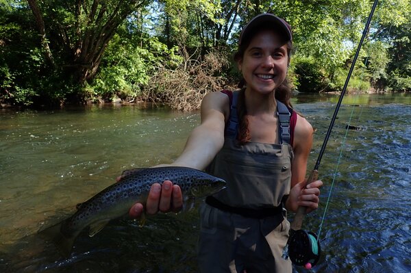 fly fishing the poconos and upper delaware river for wild brown trout with jesse filingo of filingo fly fishing (599)