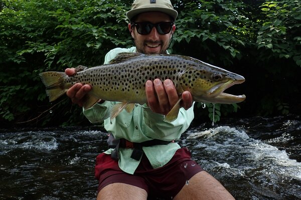 fly fishing trips with jesse filingo in the pocono mountains and upper delaware river (595)