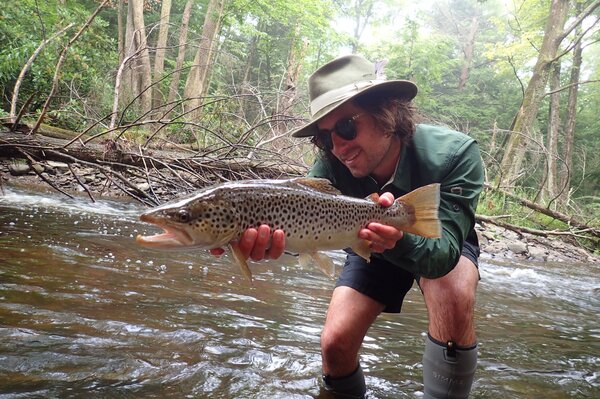 guided fly fishing upper delaware river new york pocono mountains pennsylvania (1209)