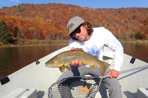 guided fly fishing new york and pennsylvania upper Delaware river brown trout guide jesse filingo filingo fly fishing (1280)
