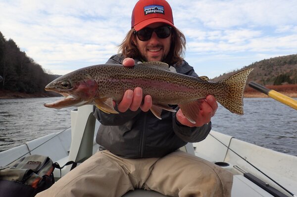 fly fishing tours on the upper delaware river with jesse filingo of filingo fly fishing for wild trout on the delaware river (452)