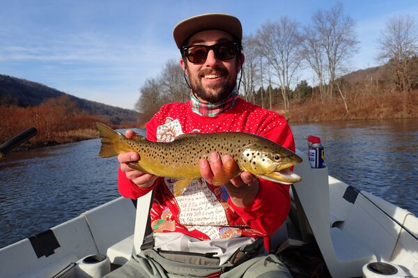 guided fly fishing float trips on the delaware river with filingo fly fishing  (676)