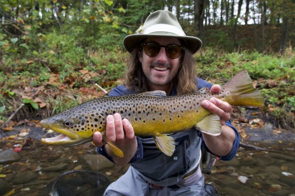 fly fishing pocono mountains pennsylvania with fishing guide jesse filingo (1520)