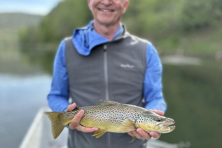 upper delaware river new york fly fishing guide jesse filingo west branch delaware river