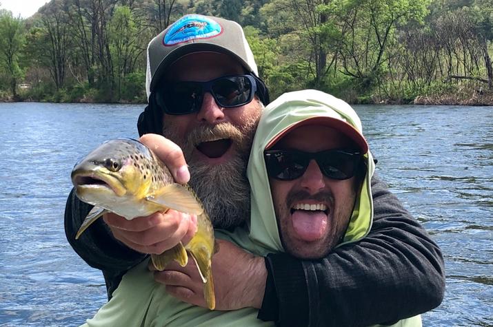 guided float trips for trout on the upper delaware river with jesse filingo of filingo fly fishing