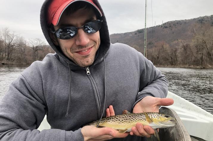 guided fly fishing tours in the poconos with jesse filingo of filingo fly fishing for wild brown trout