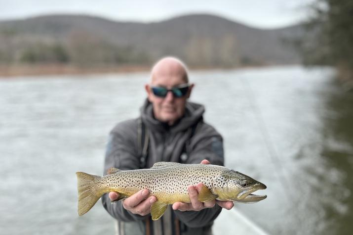 fly fishing west branch delaware river fishing guide jesse filingo