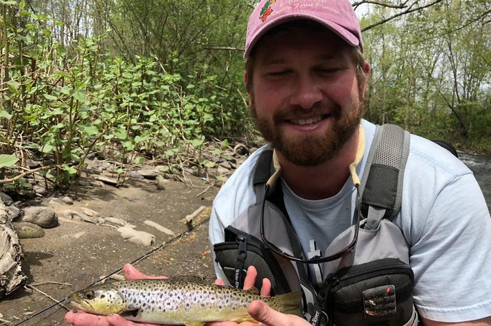 fly fishing the pocono mountains with jesse filingo of filingo fly fishing for wild brown trout