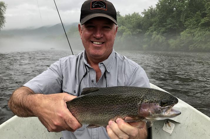 guided fly fishing tours in the pocono mountains for trout with jesse filingo of filingo fly fishing