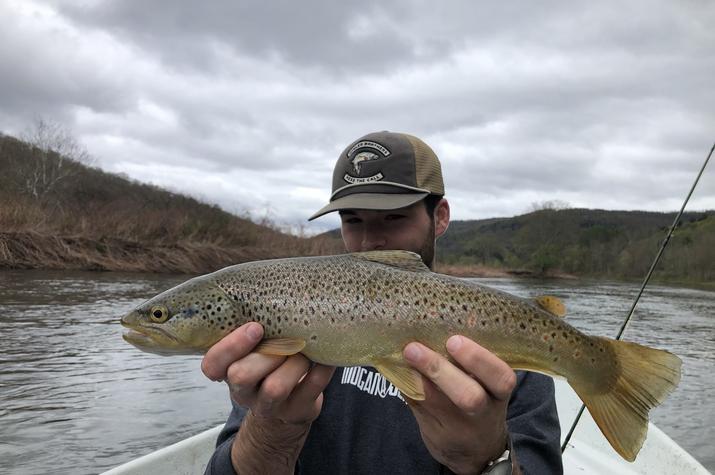 guided fly fishing float tours delaware river with filingo fly fishing