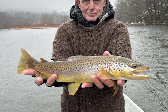 guided fly fishing upper delaware river new york west branch delaware river guide