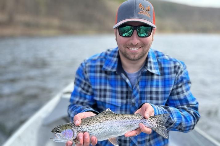 fly fishing upper delaware river new york fly fishing guide jesse filingo