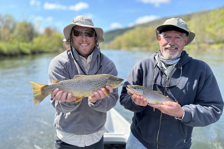 west branch delaware river fly fishing guide jesse filingo