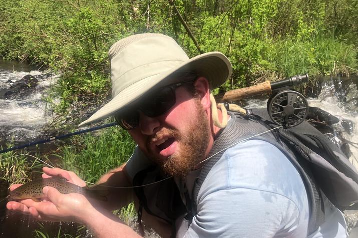 fly fishing the pocono mountains with jesse filingo of filingo fly fishing for wild brook and brown trout