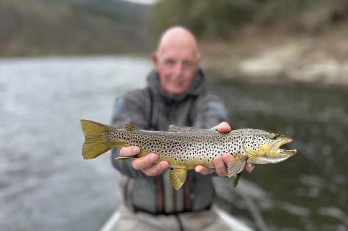 fly fishing west branch delaware river trout new york fishing guide jesse filingo