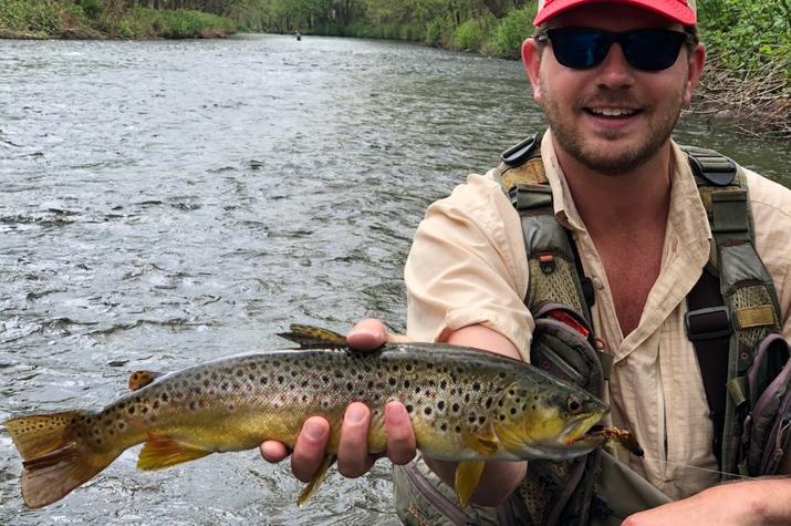 guided fly fishing tours in the pocono mountains with jesse filingo of filingo fly fishing for wild brown trout