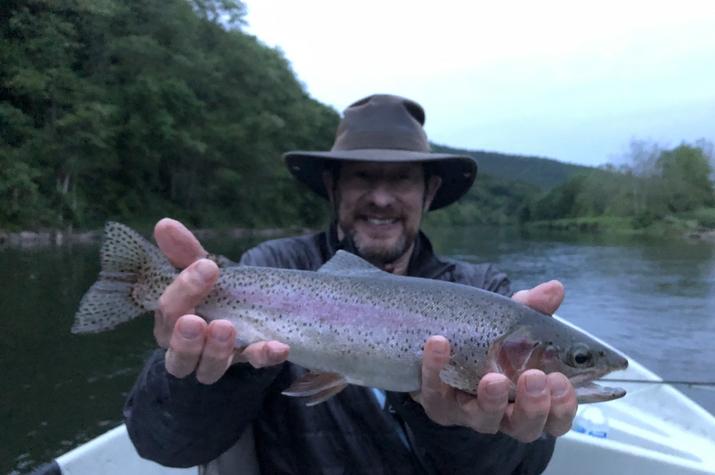 guided fly fishing the upper delaware for wild trout with filingo fly fishing