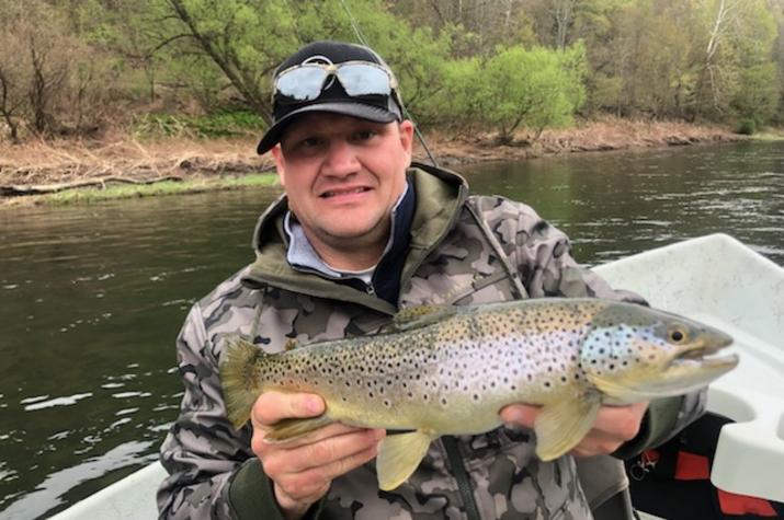 delaware river guided fly fishing tours with jesse filingo of filingo fly fishing 