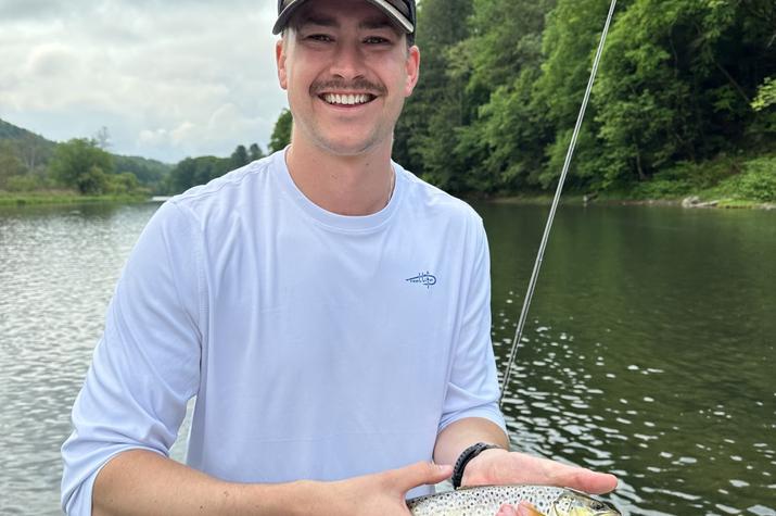 west branch delaware river trout fly fishing guide jesse filingo