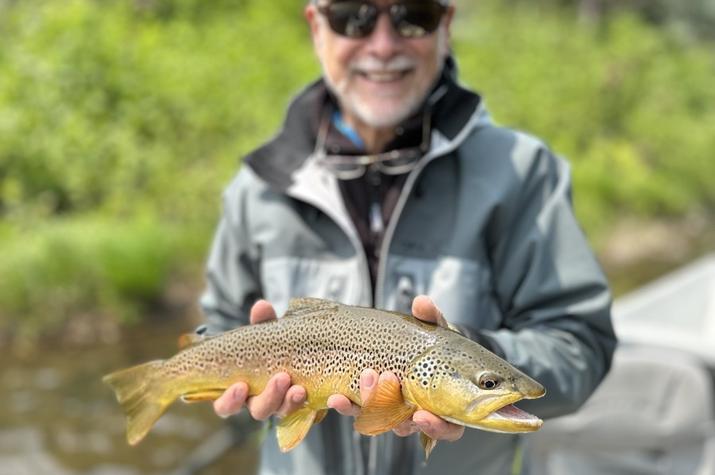 guided fly fishing west branch delaware river trout new york