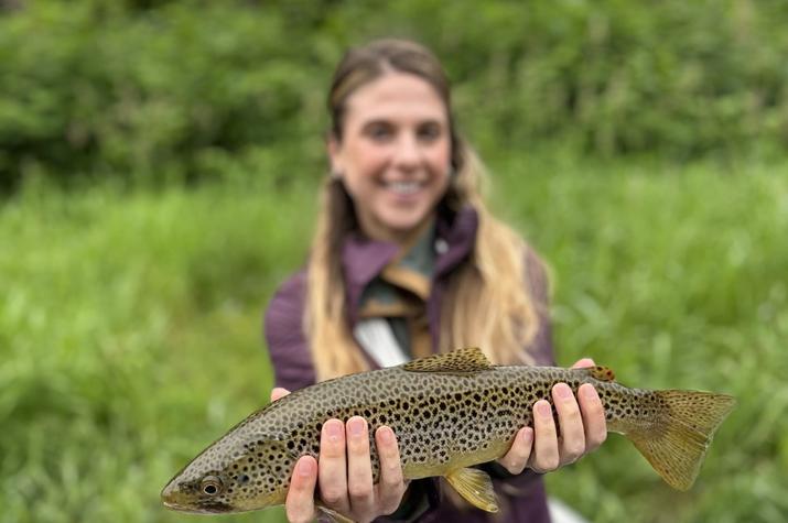 fly fishing west branch delaware river trout fishing guide jesse filingo