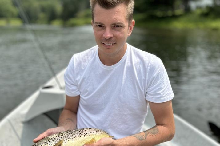 west branch delaware river fly fishing guide jesse filingo