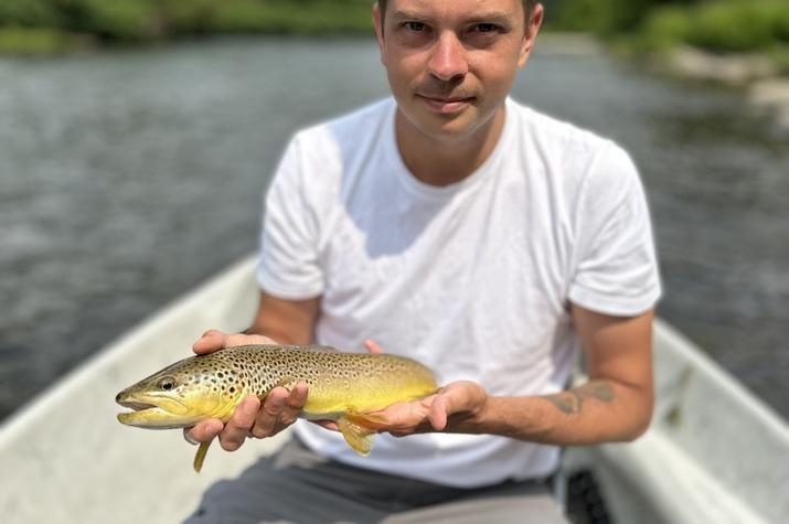 west branch delaware river fly fishing guide jesse filingo