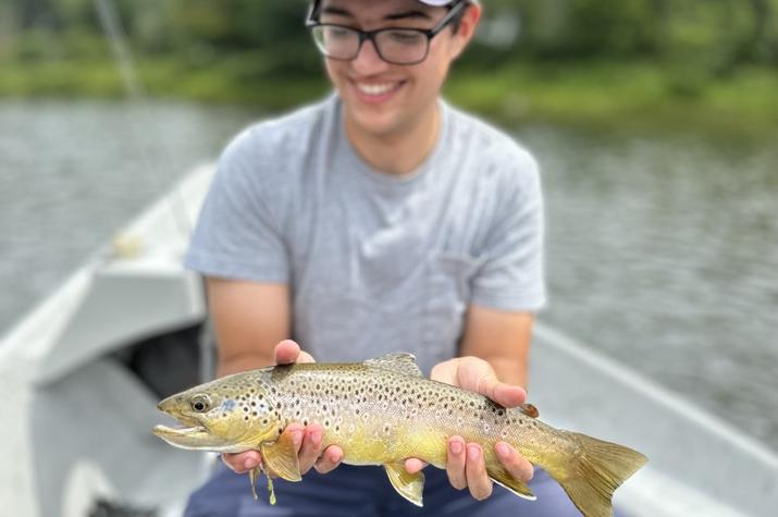 west branch delaware river fly fishing guide jesse filingo