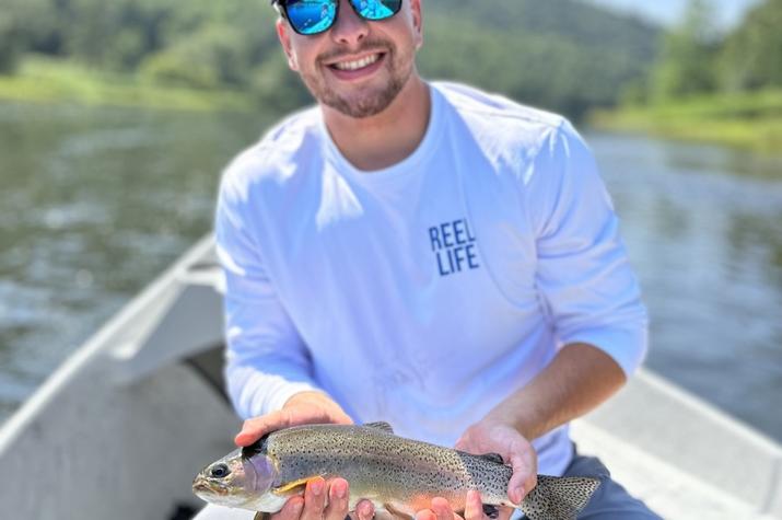 west branch delaware river fly fishing guide jesse filingo