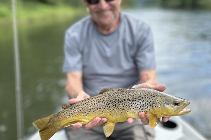 west branch Delaware river fly fishing guide jesse filingo