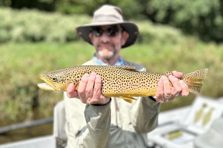 upper delaware river fly fishing guide jesse filingo delaware river trout