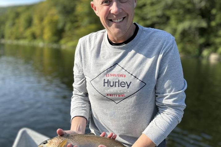 upper delaware river wild trout fly fishing guide jesse filingo