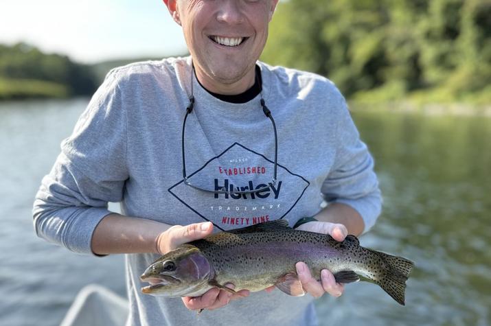 fly fishing the upper delaware river wild trout