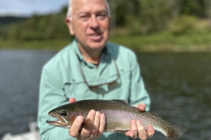 guided fly fishing delaware river trout