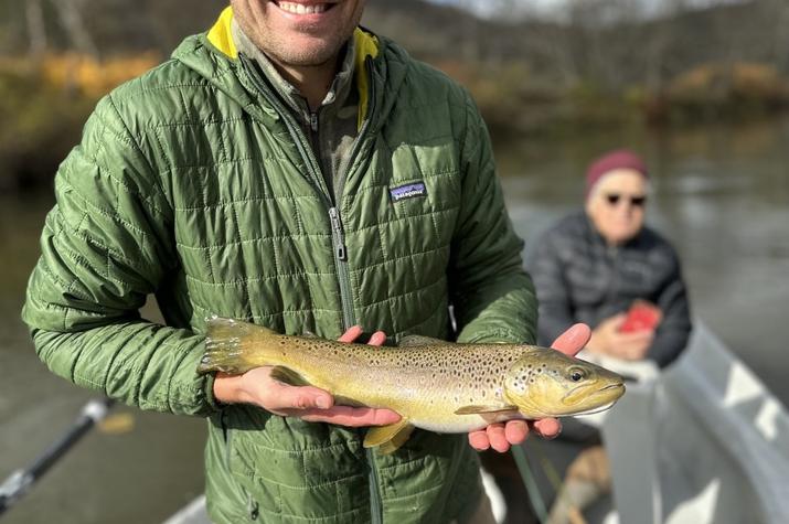 fly fishing upper delaware river trout
