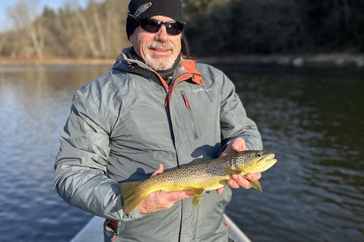 guided fly fishing west branch delaware river trout