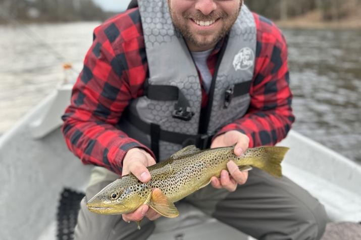 fly fishing west branch Delaware river trout