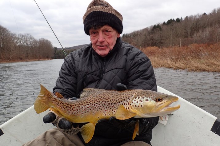guided fly fishing float trips on the upper delaware river for wild trout with filingo fly fishing