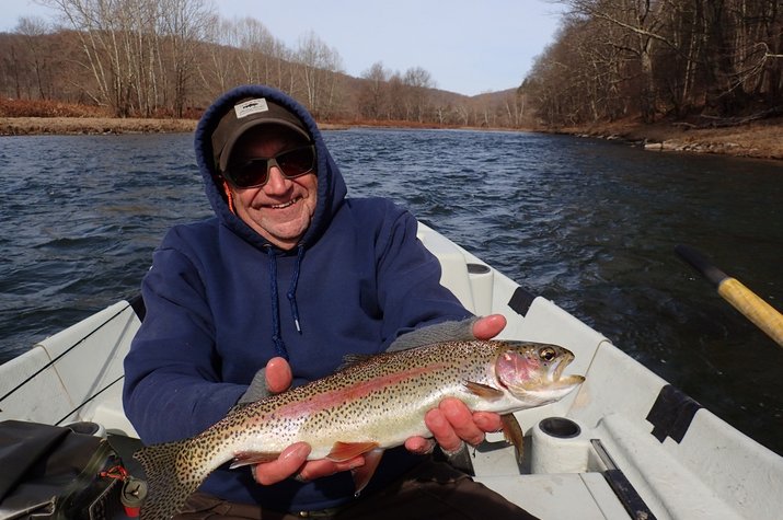 guided fly fishing for wild trout with jesse filingo on the upper delaware river